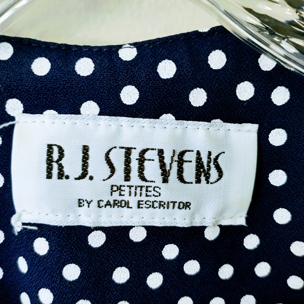 Vintage R.J Stevens Polka-dot Dress - Picture 13 of 13